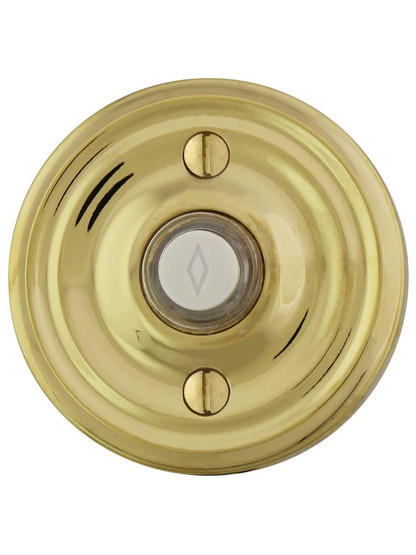 Doorbell Button with Classic Rosette